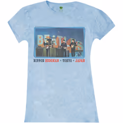 The Beatles - T-shirt NIPPON BUDOKAN - Femme (Bleu)