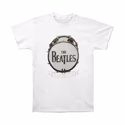 The Beatles - T-shirt WORLD TOUR - Adulte (Blanc)