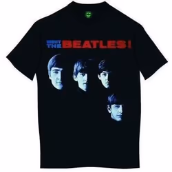 The Beatles - T-shirt MEET - Adulte (Noir)