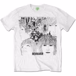 The Beatles - T-shirt REVOLVER - Adulte (Blanc)