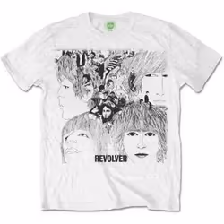 The Beatles - T-shirt REVOLVER - Adulte (Blanc)