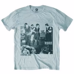 The Beatles - T-shirt THE CAVERN - Adulte (Gris argenté)