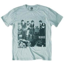 The Beatles - T-shirt THE CAVERN - Adulte (Gris argenté)
