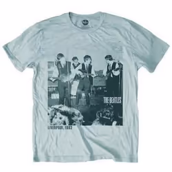 The Beatles - T-shirt THE CAVERN - Adulte (Gris argenté)