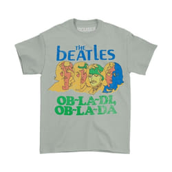 The Beatles - T-shirt OB-LA-DI - Femme (Gris)
