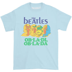 The Beatles - T-shirt OB-LA-DI - Femme (Bleu pâle)