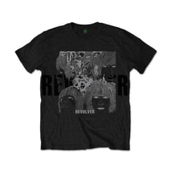 The Beatles - T-shirt REVERSE REVOLVER - Adulte (Noir)