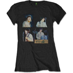The Beatles - T-shirt SHEA STADIUM - Femme (Noir)