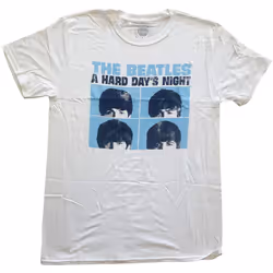The Beatles - T-shirt HARD DAYS NIGHT - Adulte (Blanc)