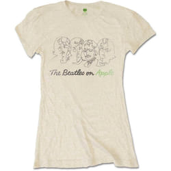 The Beatles - T-shirt ON APPLE - Femme (Sable)