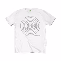 The Beatles - T-shirt ABBEY ROAD SONGS SWIRL - Adulte (Blanc)