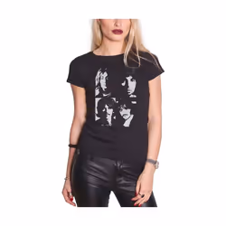 The Beatles - T-shirt BACK IN THE USSR - Femme (Noir)