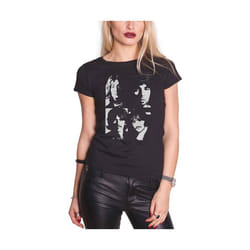 The Beatles - T-shirt BACK IN THE USSR - Femme (Noir)
