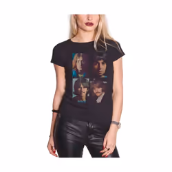 The Beatles - T-shirt WHITE - Femme (Noir)