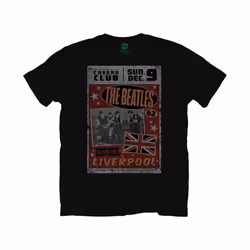 The Beatles - T-shirt LIVE IN LIVERPOOL - Adulte (Noir)