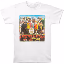 The Beatles - T-shirt SGT PEPPER - Adulte (Blanc)