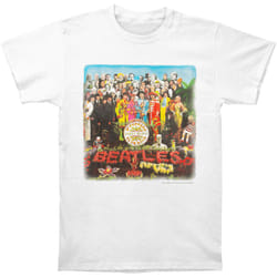 The Beatles - T-shirt SGT PEPPER - Adulte (Blanc)