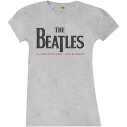 The Beatles - T-shirt CANDLESTICK PARK - Femme (Gris)