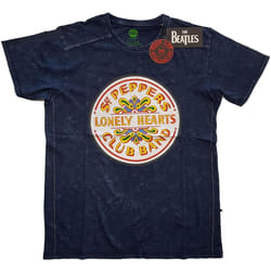 The Beatles - T-shirt DRUM - Adulte (Bleu marine)