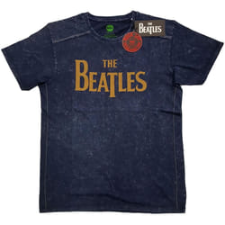 The Beatles - T-shirt - Adulte (Bleu marine)