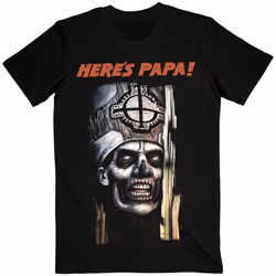 Ghost - T-shirt HERE´S PAPA - Adulte (Noir)
