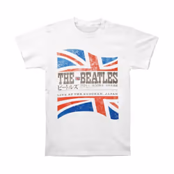 The Beatles - T-shirt BUDOKAN SET LIST - Adulte (Blanc)