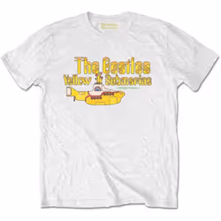 The Beatles - T-shirt YELLOW SUBMARINE NOTHING IS REAL - Adulte (Blanc)