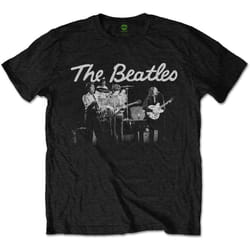 The Beatles - T-shirt LIVE PHOTO - Adulte (Noir)