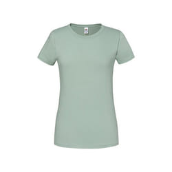 Fruit of the Loom - T-shirt PREMIUM - Femme (Vert de gris)