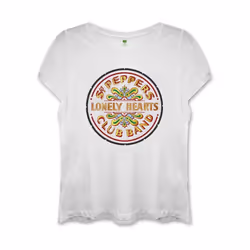 The Beatles - T-shirt - Femme (Blanc)