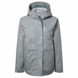 Craghoppers - Veste imperméable SALTAIRE - Femme (Gris bleu / Gris pâle)