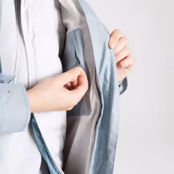 Craghoppers - Veste imperméable SALTAIRE - Femme (Gris bleu / Gris pâle)