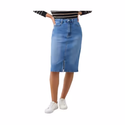 Dorothy Perkins - Jupe mi-longue - Femme (Semi-délavé)