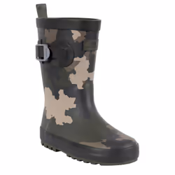 Trespass - Bottes de pluie PUDDLE - Enfant (Vert / Marron / Noir)