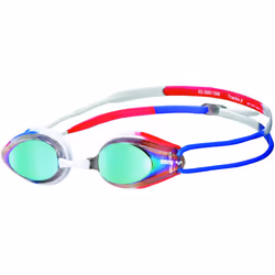 Arena - Lunettes de natation TRACKS - Enfant - Taille unique (Doré / Bleu / Rouge) - TU