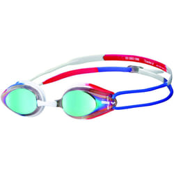 Arena - Lunettes de natation TRACKS - Enfant - Taille unique (Doré / Bleu / Rouge) - TU