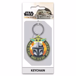 Star Wars: The Mandalorian - Porte-clés WHERE GO HE GOES - Taille unique (Noir / Vert)