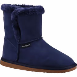 Skechers - Chaussons style bottines ASHLEIGH - Femme (Bleu marine)
