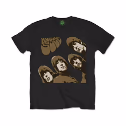 The Beatles - T-shirt RUBBER SOUL - Adulte (Noir)