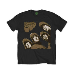 The Beatles - T-shirt RUBBER SOUL - Adulte (Noir)