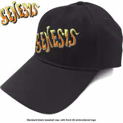 Genesis - Casquette de baseball CLASSIC - Adulte (Noir / Orange)