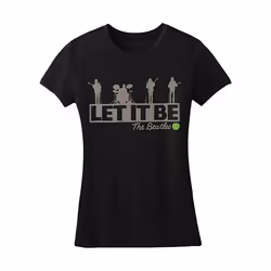 The Beatles - T-shirt - Femme (Noir)