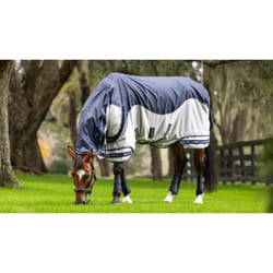 Couverture anti-mouches pour cheval imperméable avec couvre-cou LeMieux Arika Shower-Tek