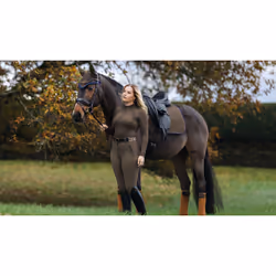 Tapis de dressage pour cheval en daim LeMieux