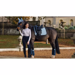 Tapis de dressage pour cheval en daim LeMieux
