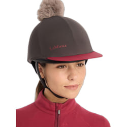 Toque pour casque équitation avec pompon femme LeMieux