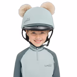 Toque pour casque équitation double pompon enfant LeMieux