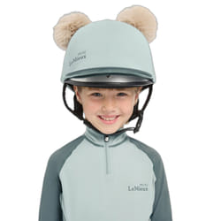 Toque pour casque équitation double pompon enfant LeMieux