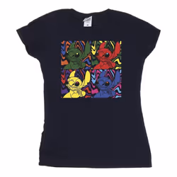 Disney - T-shirt - Femme (Bleu marine)