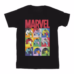 Marvel - T-shirt - Fille (Noir)